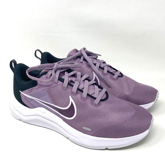 💖MEGA SALE💖Nike Downshifter 12   Purple Black White Women's  Mesh DD9294 500 - Picture 2 of 9